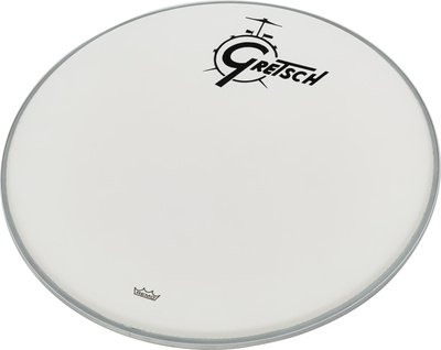 Gretsch 20" Bass Drum Head WH w/Logo