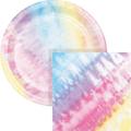 Creative Converting Tie-Dye Party Supplies Kit for 24 Guests | Wayfair DTC6158E2C