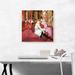 ARTCANVAS In the Salon of Rue Des Moulins 1894 by Henri De Toulouse-Lautrec - Wrapped Canvas Print Canvas in Brown/Pink/Red | Wayfair