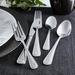 Latitude Run® Billie-Claire 46 Piece 18/10 Stainless Steel Flatware Set, Service for 8 Stainless Steel in Gray | Wayfair