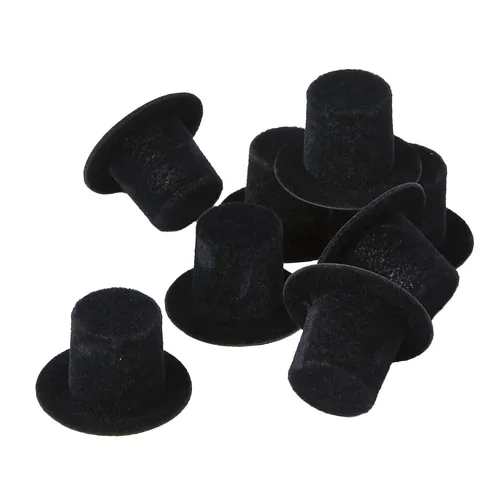 Mini hauts-de-forme, 2,5 cm, 4 cm Ø , 10 pièces