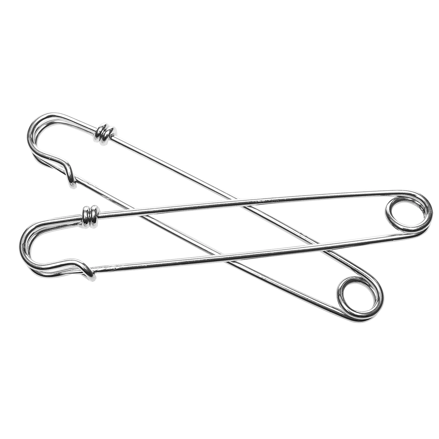 buttinette Épingles à kilt, argent, 17 x 90 mm, contenu : 2 pièces