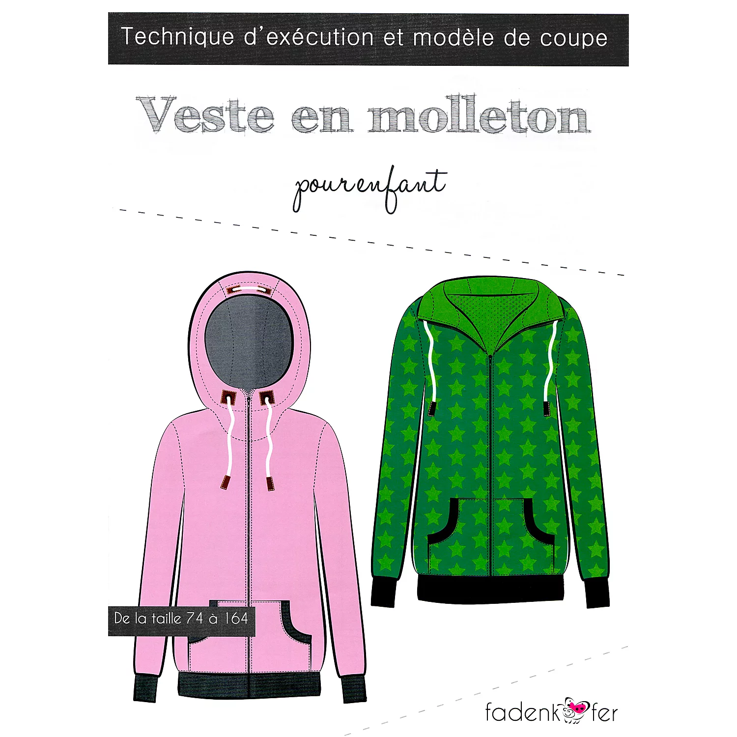 Fadenkäfer Patron "Veste en molleton" pour enfants