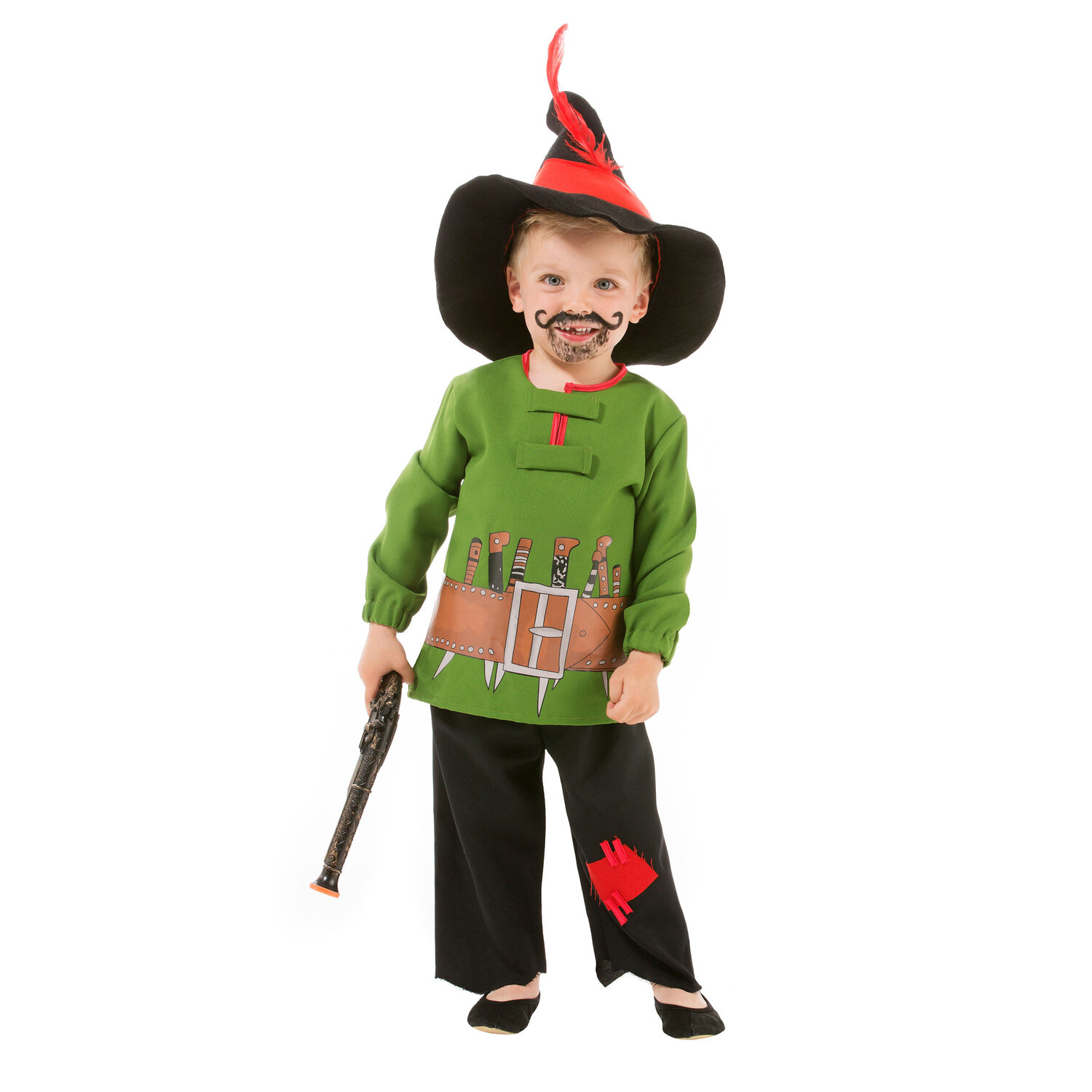 Déguisement "Le Brigand Briquambroque" pour enfants