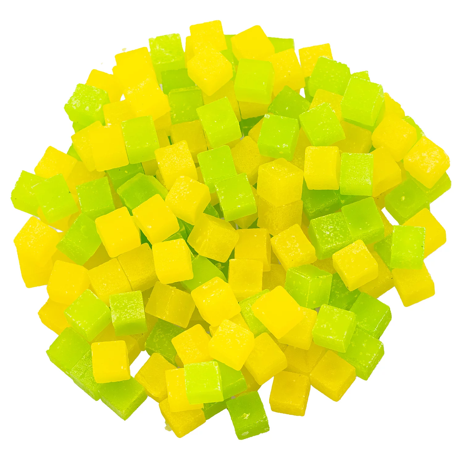 Cubes de cire, jaune/vert clair, 200 g