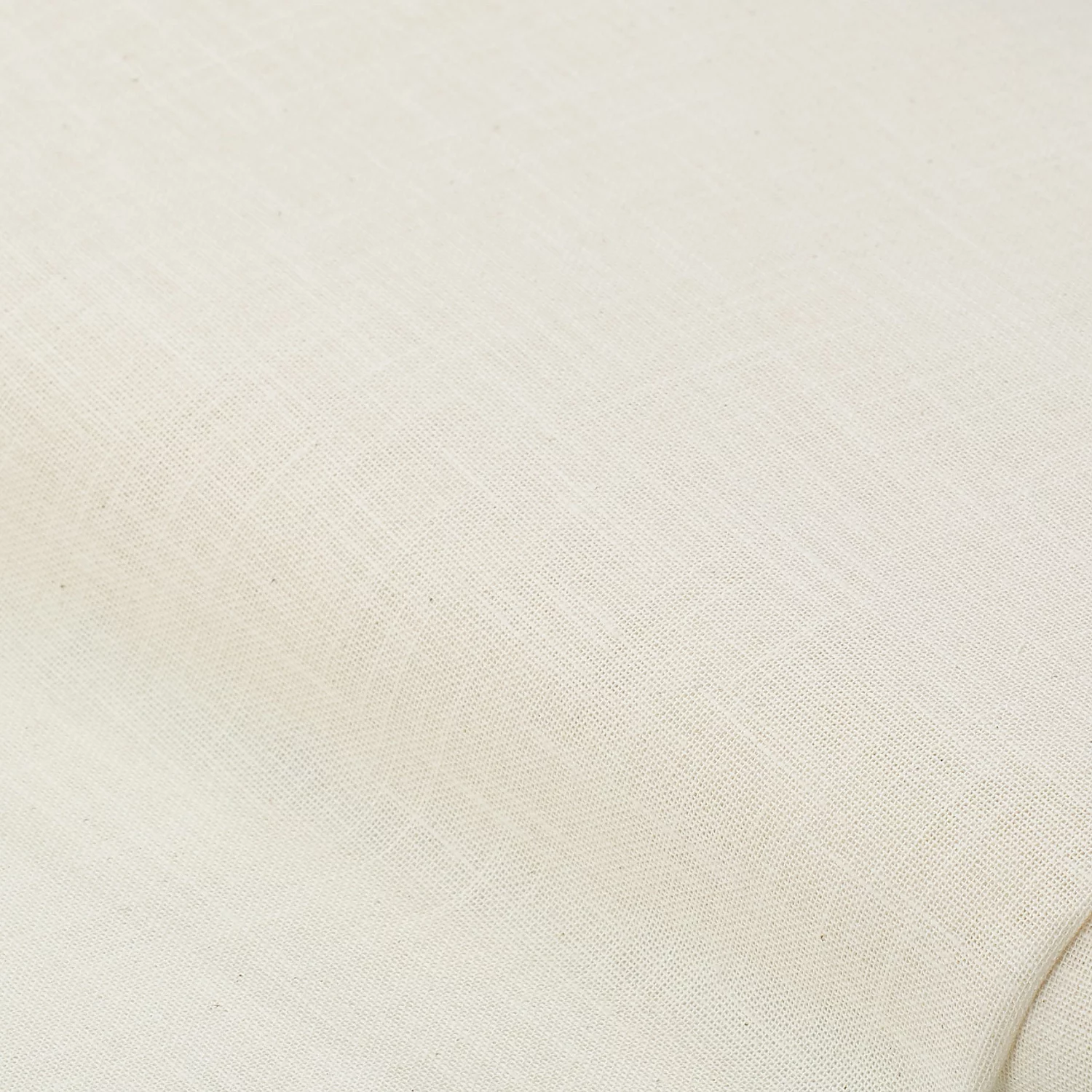 Tissu pour rideaux "aspect lin", écru