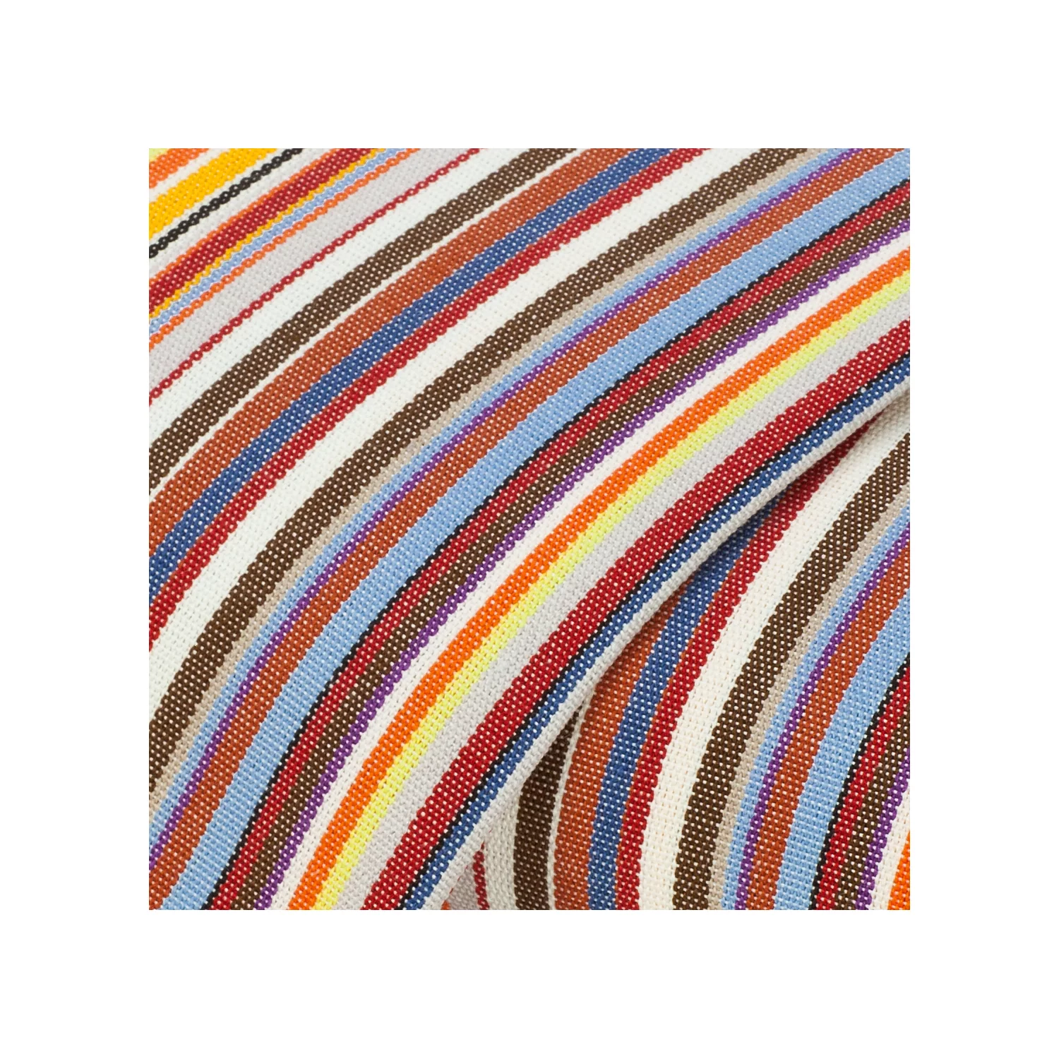 Tissu d'extérieur "Madrid", à rayures multicolores