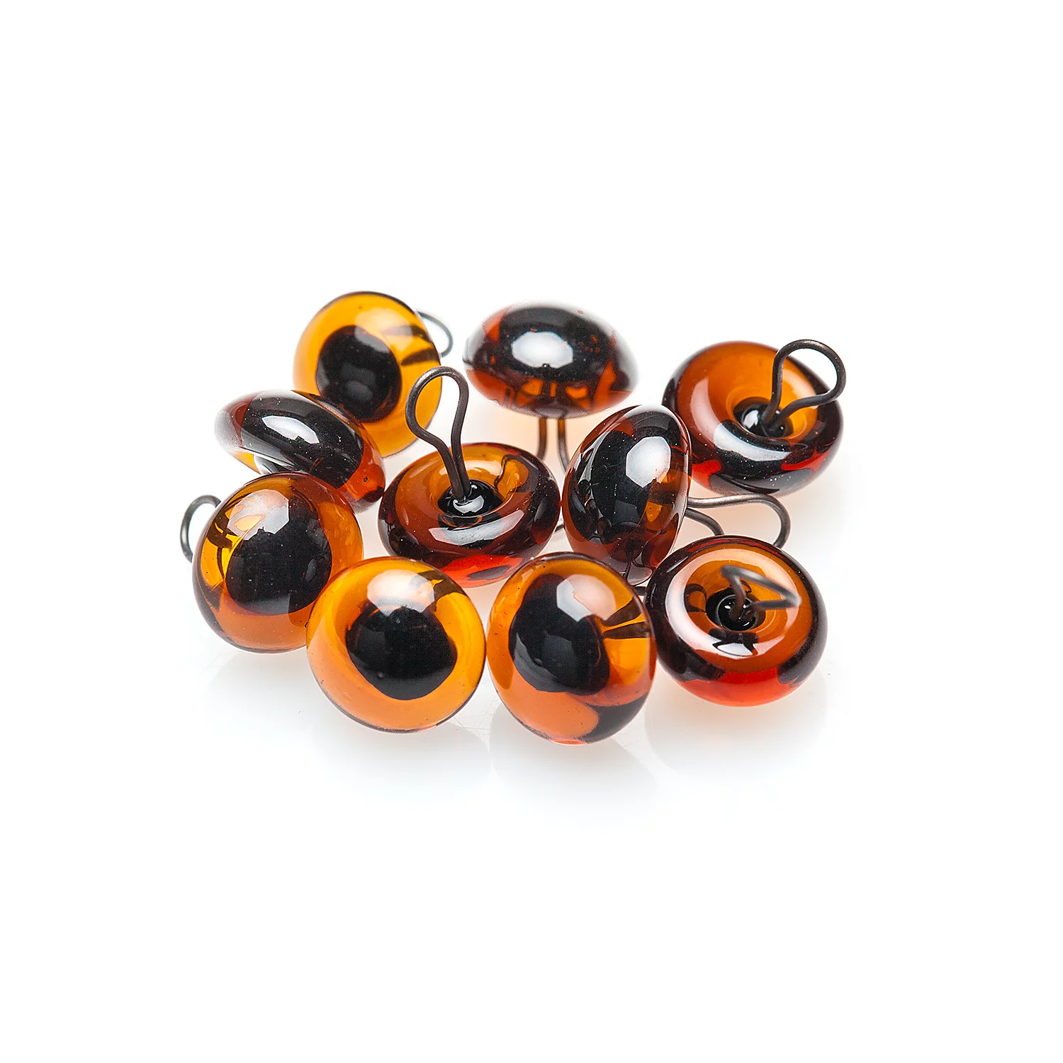 Yeux en verre, 6 mm, 10 pièces