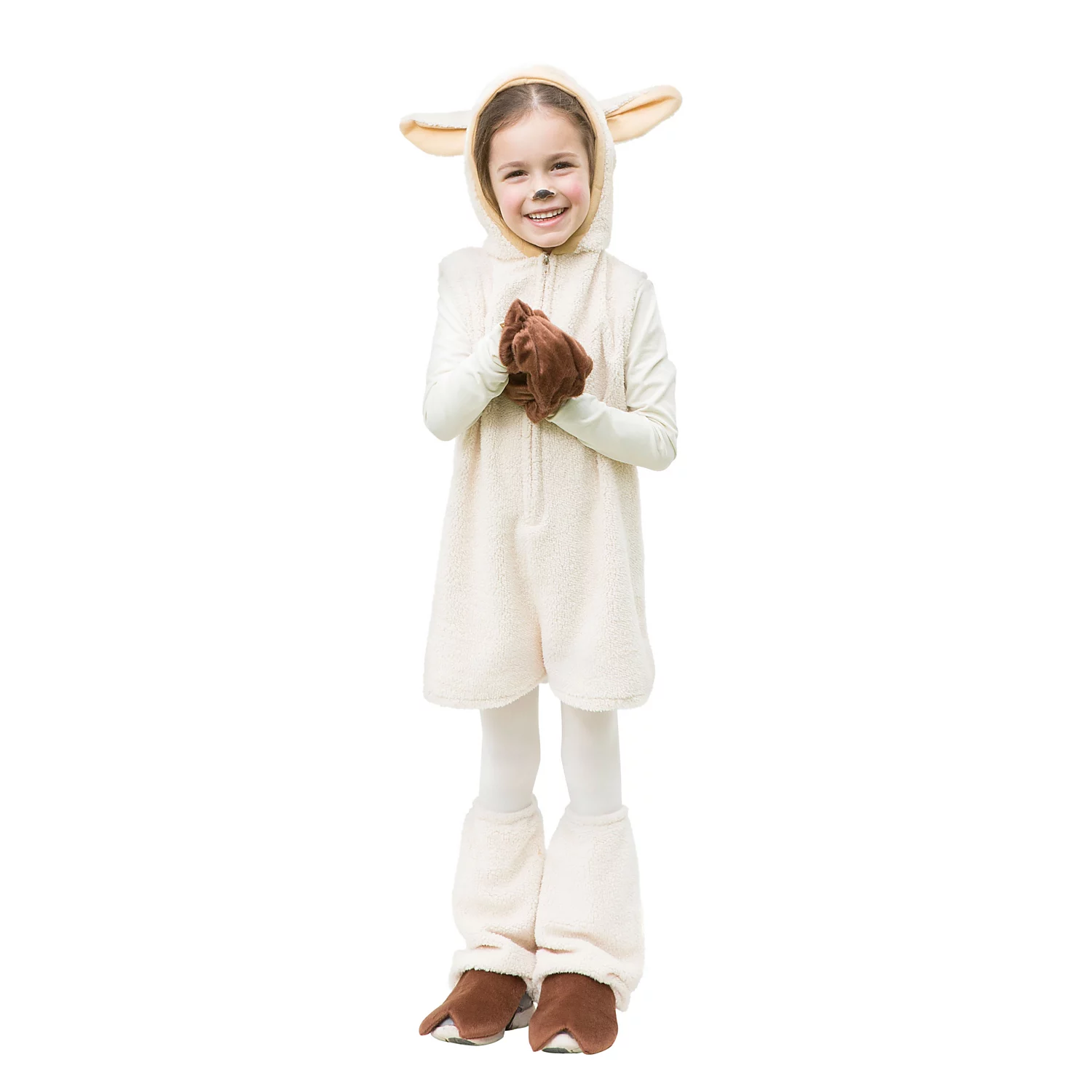 buttinette Déguisement de mouton pour enfants, blanc