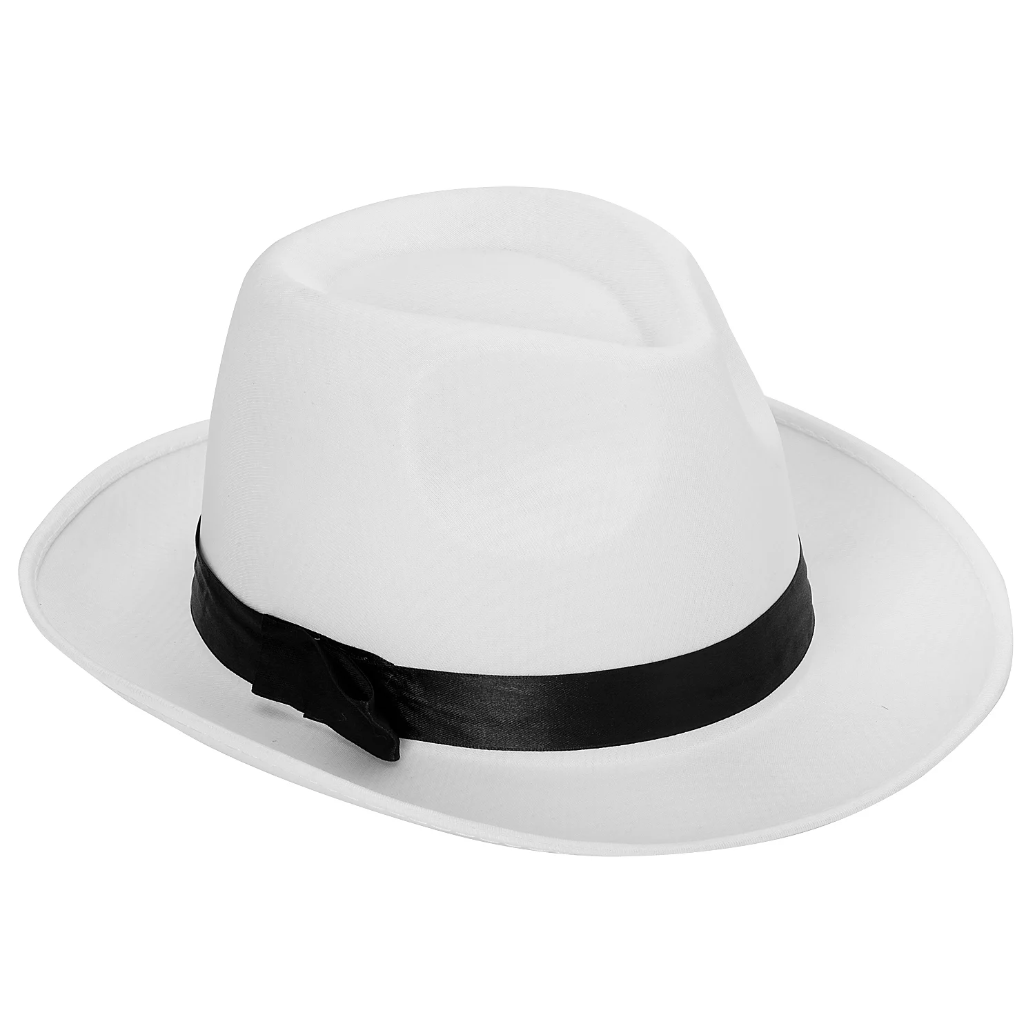 Chapeau "mafioso", blanc