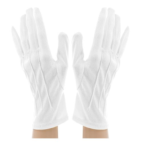 Gants ""Claire"", blanc