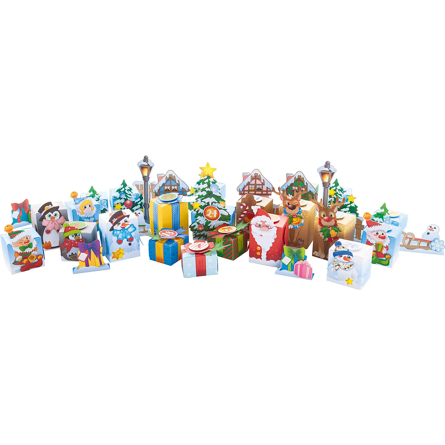 folia Kit créatif pour calendrier de l'Avent ""paysage hivernal