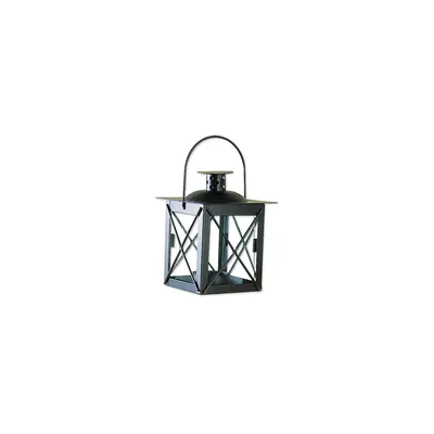 Mini lanterne en métal, noir, 8 x 8 x 10 cm