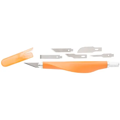 buttinette Präzisionsmesser-Set, 1 Messer mit 6 Klingen Image