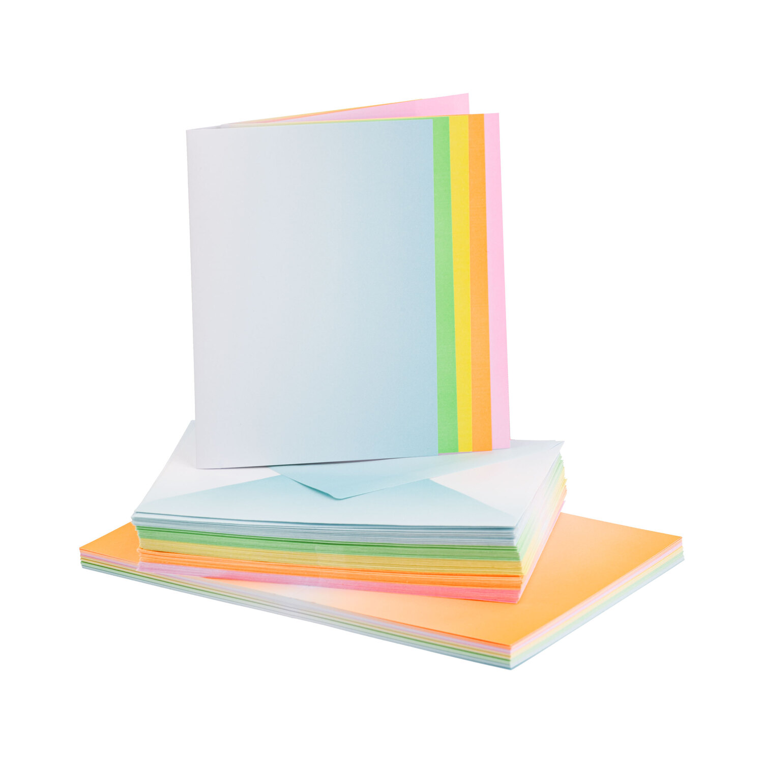 Cartes doubles avec enveloppes "effet dégradé", A6/C6
