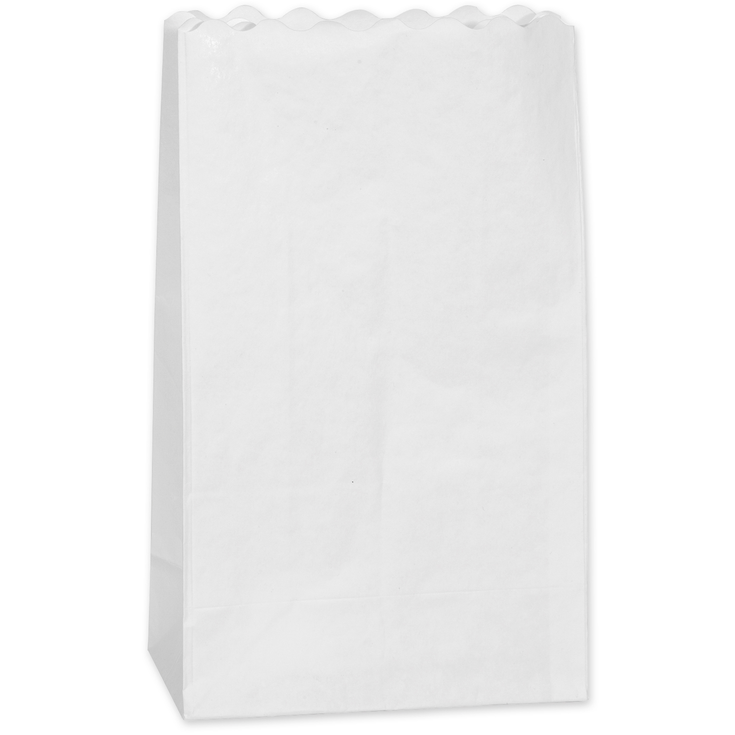 Folia sachets photophores unis, blanc, 24,5 x 14 x 8,5 cm, 10 pièces