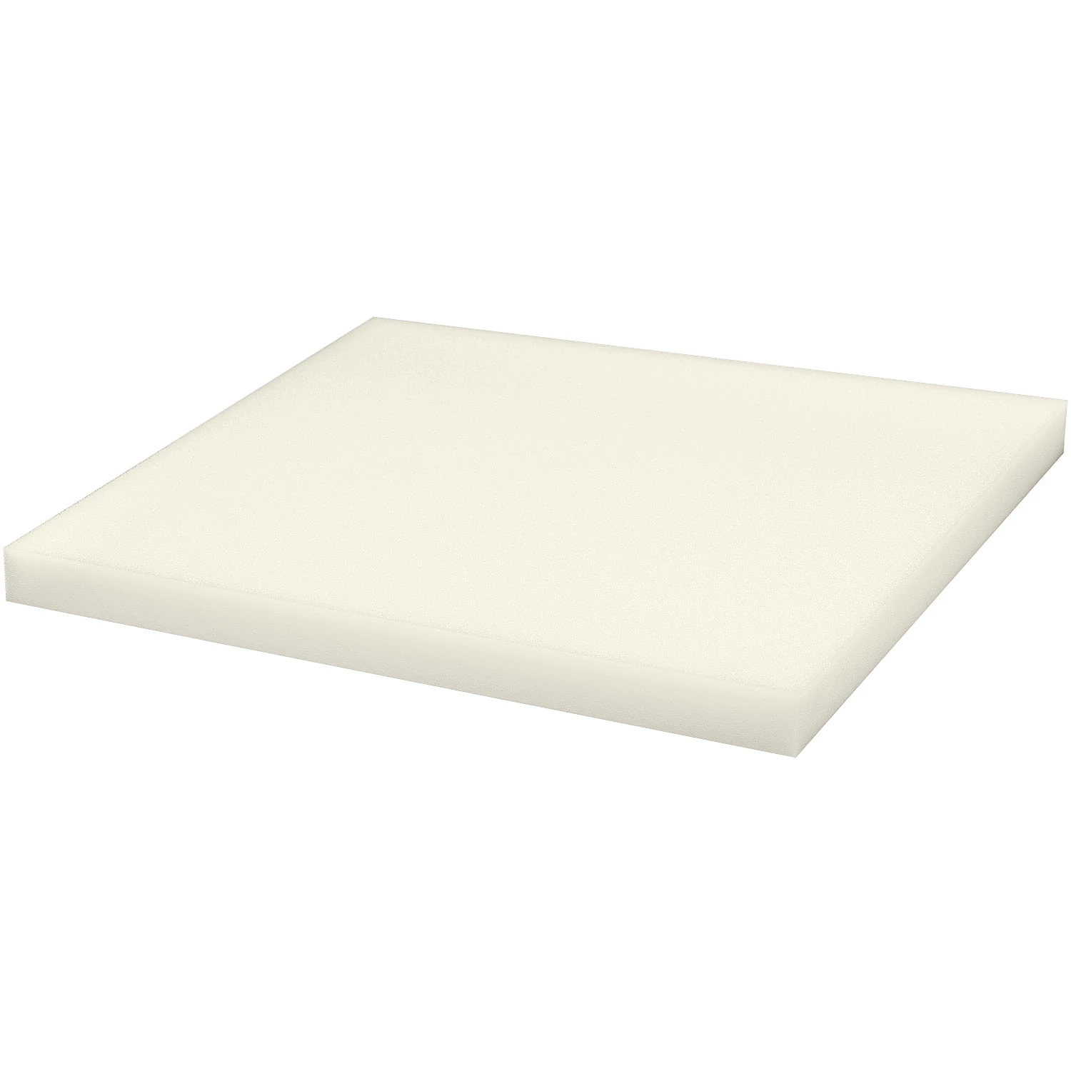buttinette Coussin en mousse, 40 x 40 x 3 cm, 4,2 kPa