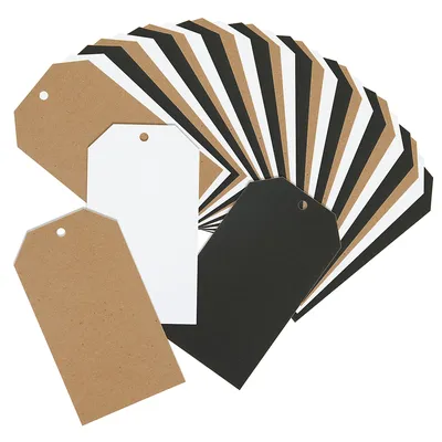 Geschenkanhänger Label, 9 x 16 cm, 30 Stück Image
