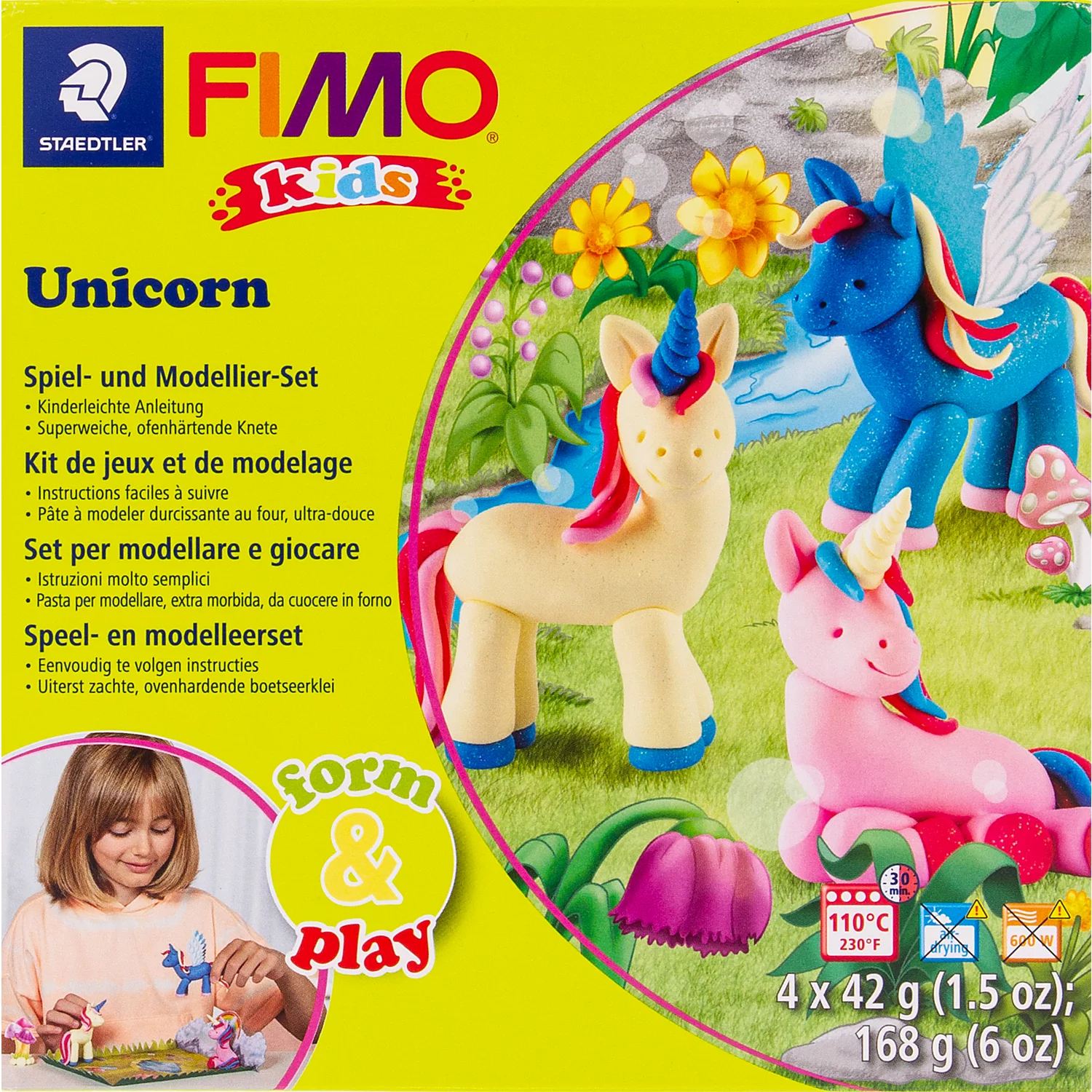 Fimo kids form & play Einhorn Image