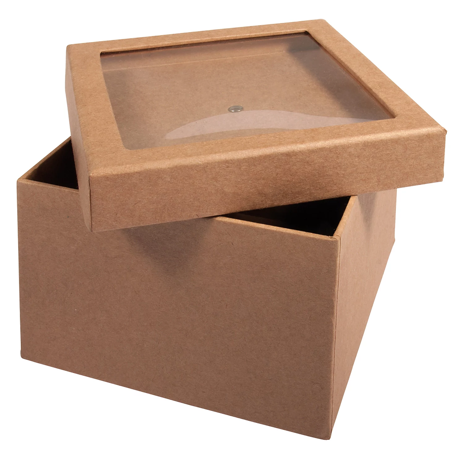 Pappmaché-Box mit Schütteldeckel, 12,5 x 12,5 x 9 cm Image