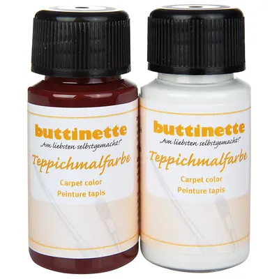 buttinette Teppichmalfarben in verschiedenen Farbkombinationen, 2x 50 ml Image