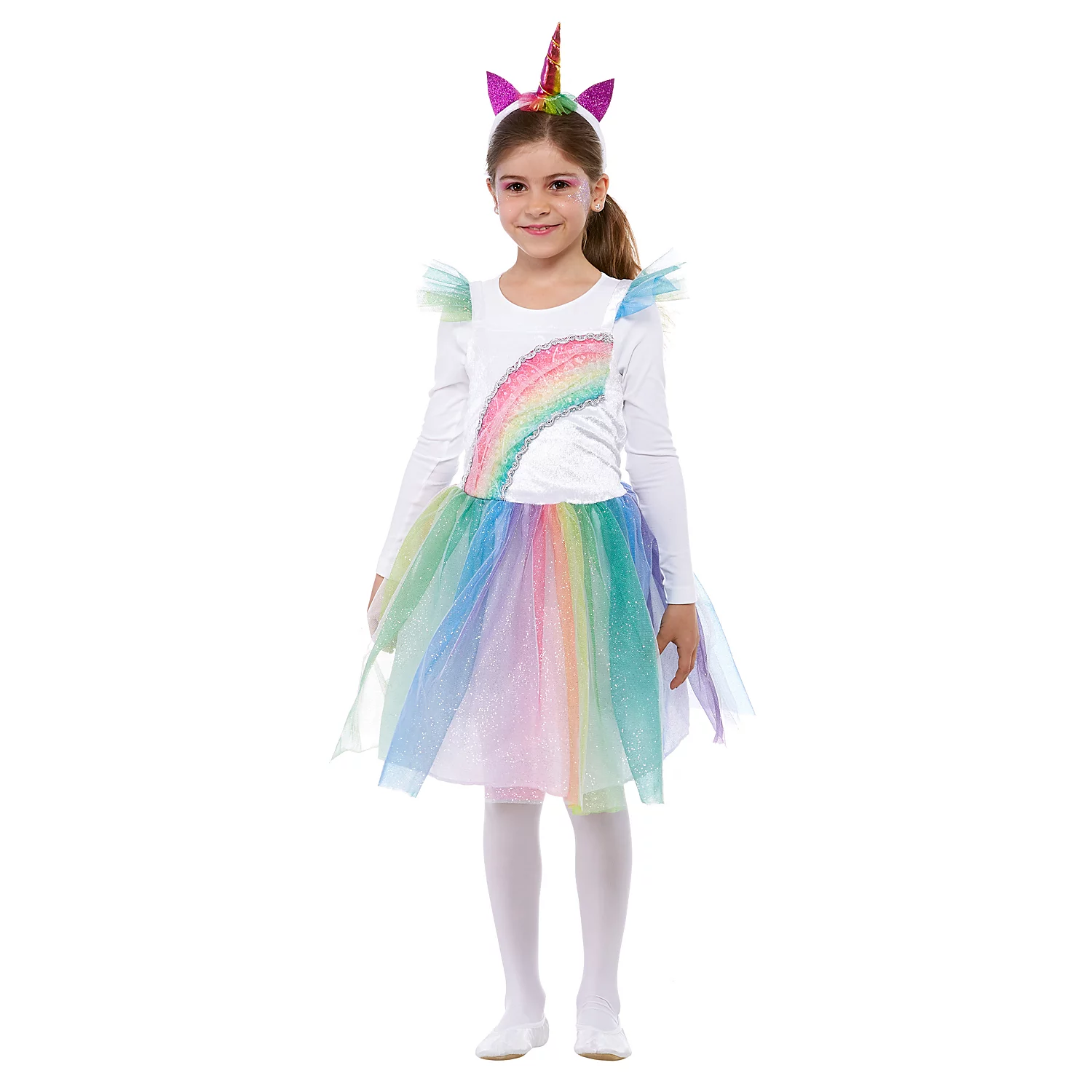 Einhorn-Kostüm Rainbow für Kinder Image