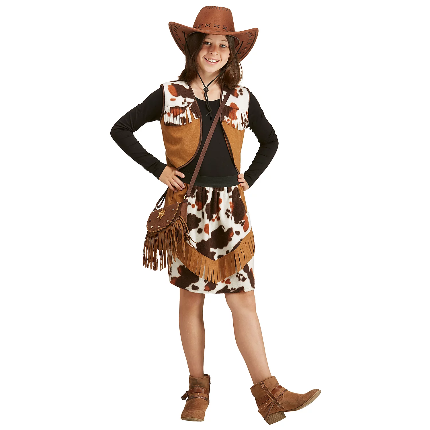 Cowgirl-Kostüm Howdy für Teenies Image