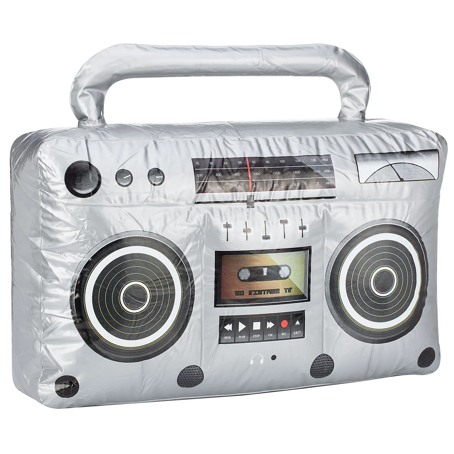 Aufblasbares Radio, silber Image