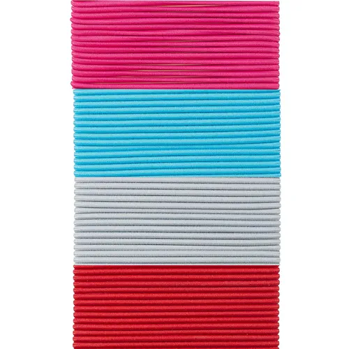 buttinette Lot de cordons élastiques ""fins"", 1,5 mm Ø, 4x 3 m