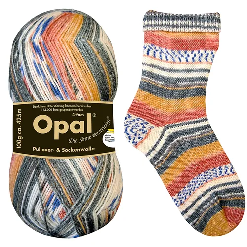Opal Sockenwolle Regenwald – Tucan