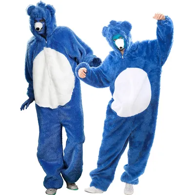 buttinette Bärenkostüm unisex, blau Image