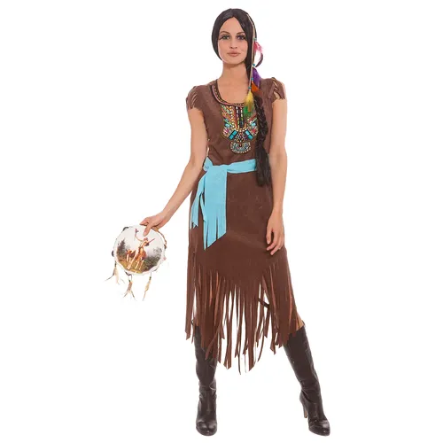 Indianer-Kostüm Manita für Damen