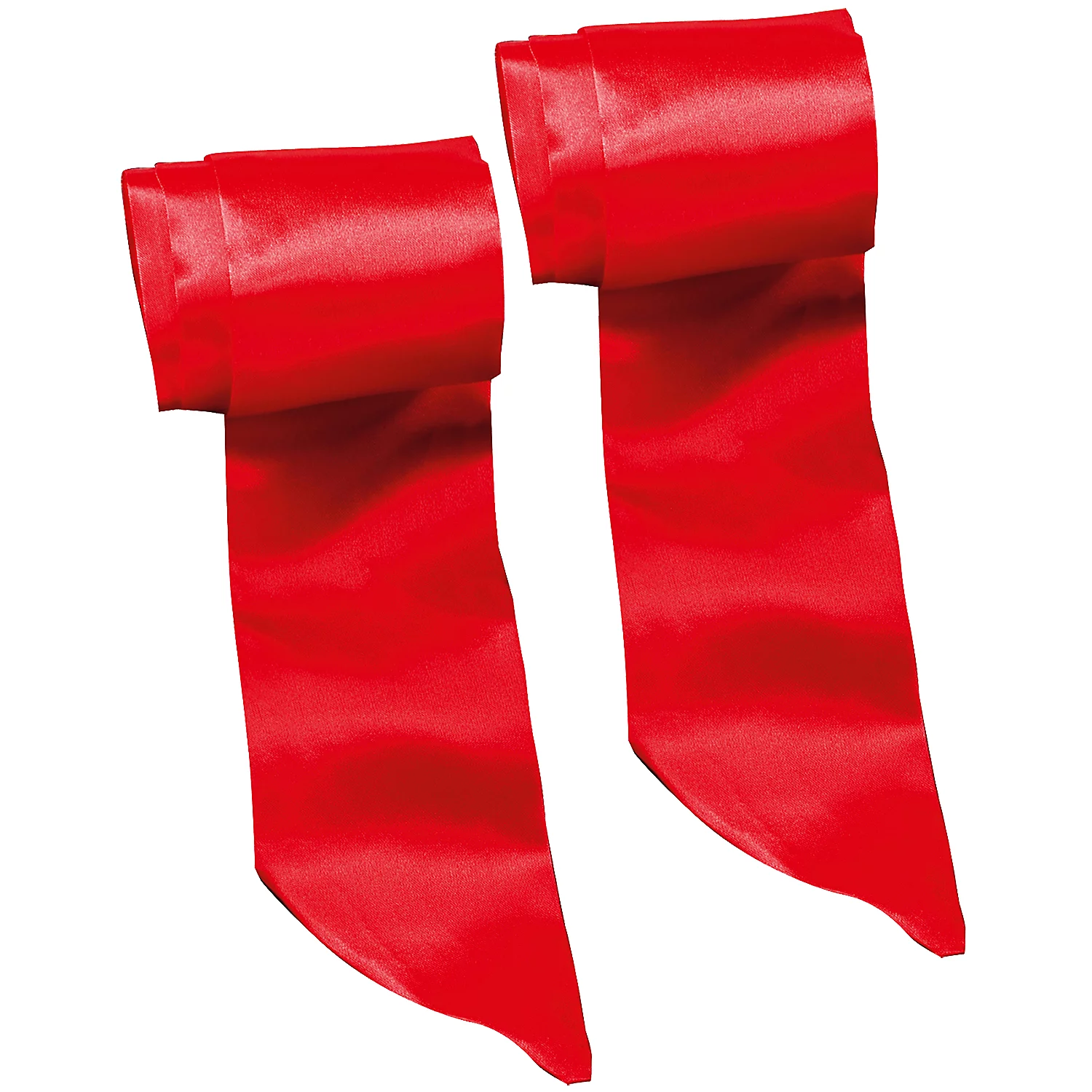 Satinbänder, rot, 2 Stück Image