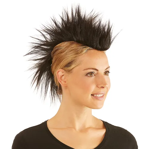 Crête de punk, noir