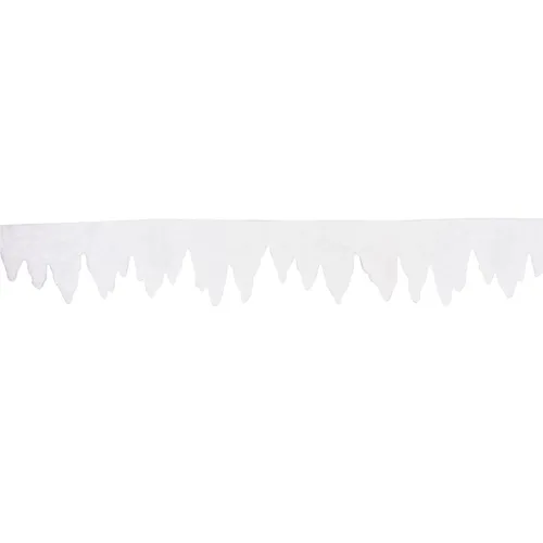 Eiszapfengirlande, 13 cm hoch, 1 m lang