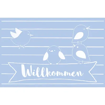 buttinette Schablone Willkommen, 59 x 39 cm Image