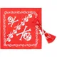 Bandana Pirat, rot/weiß, 2 Stück