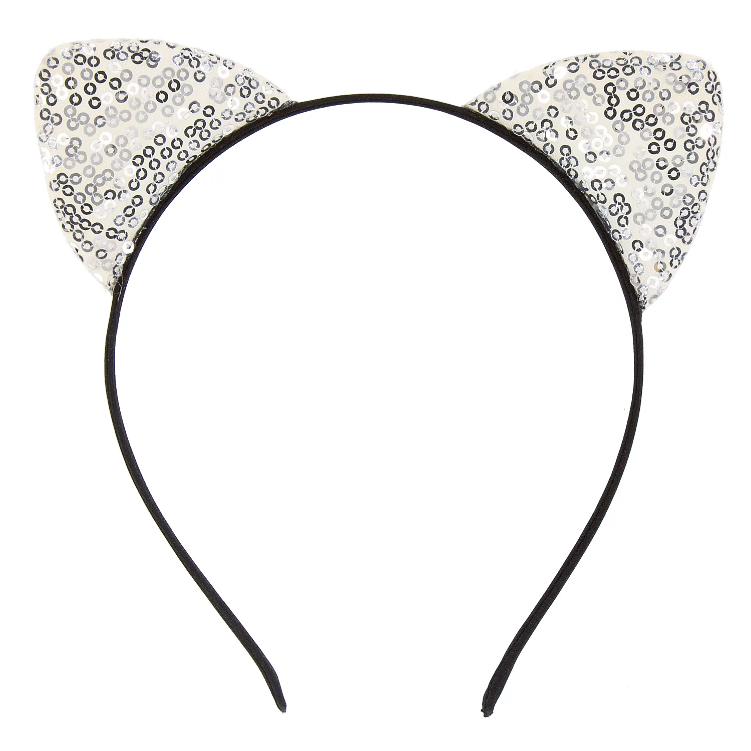 Serre-tête "chaton", argenté