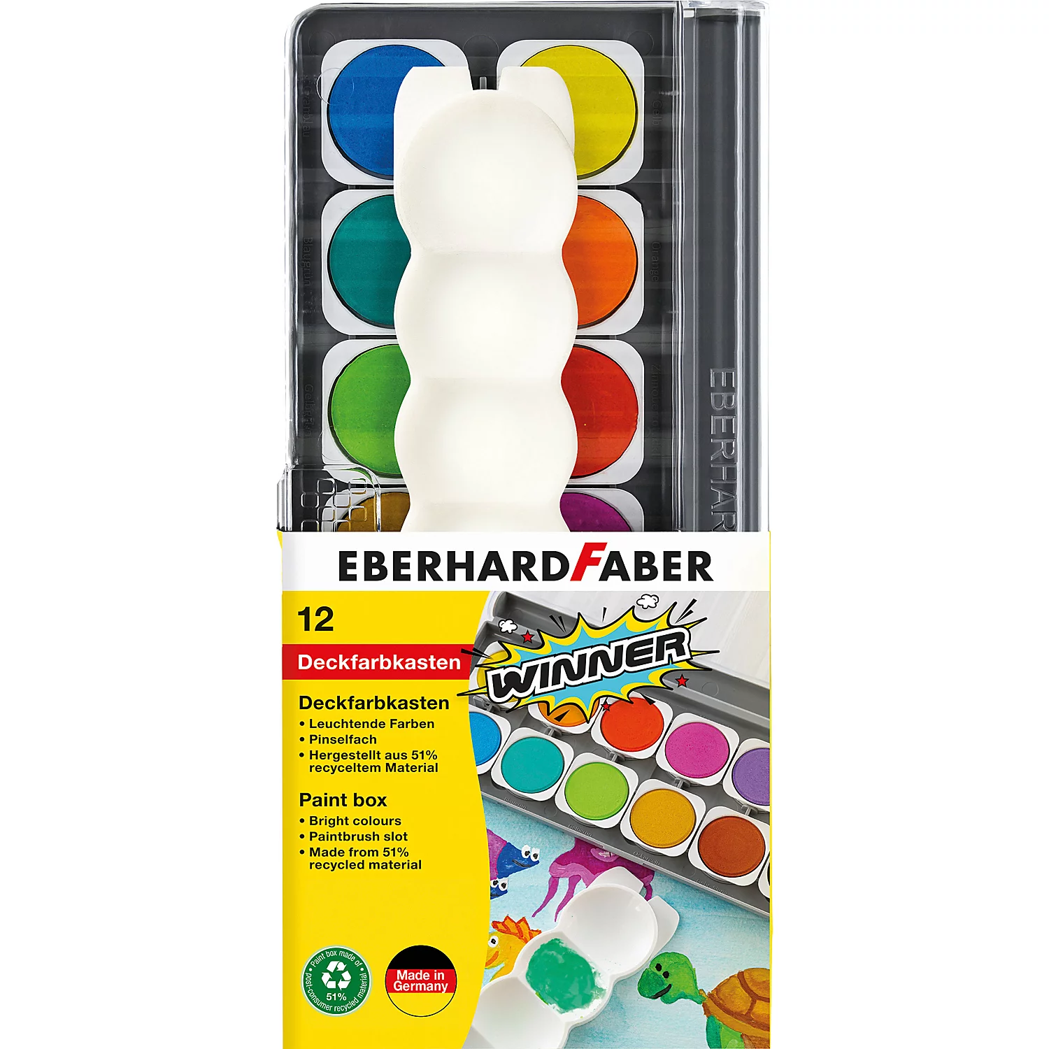 Deckfarbkasten, 12 Farben Image