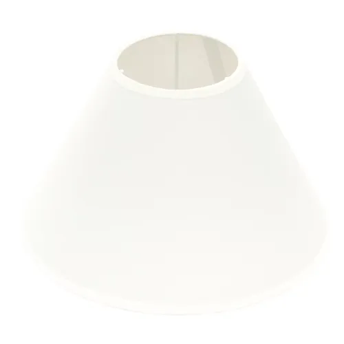 Lampenschirm rund, weiß, 19,5 cm Ø