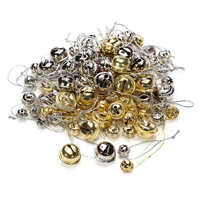 Schellen, gold und silber, in verschiedenen Größen, 100 Stück Image