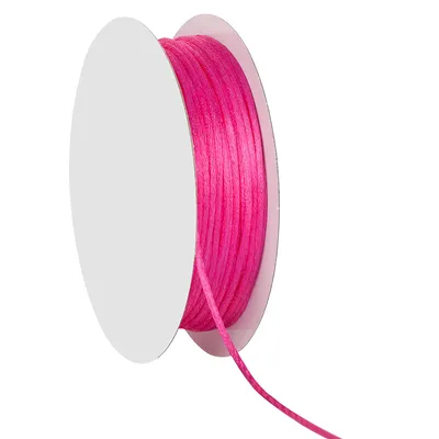 Satinkordel, pink, 2 mm, 20 m