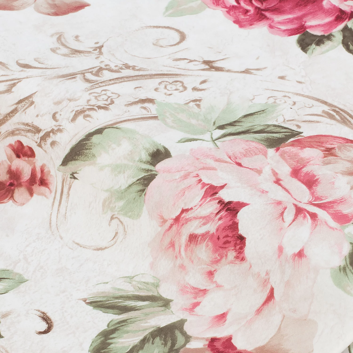 Dekotaft Vintage Blumen, natur-color Image