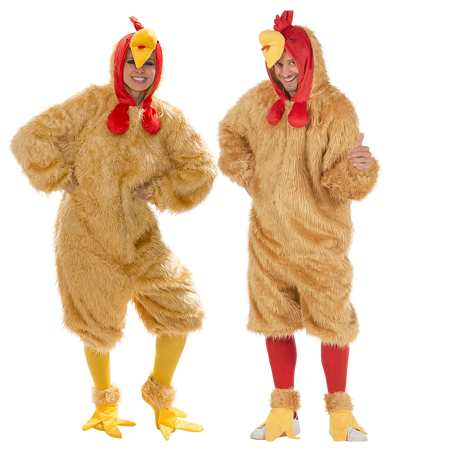 Kostüm Hahn unisex, braun Image