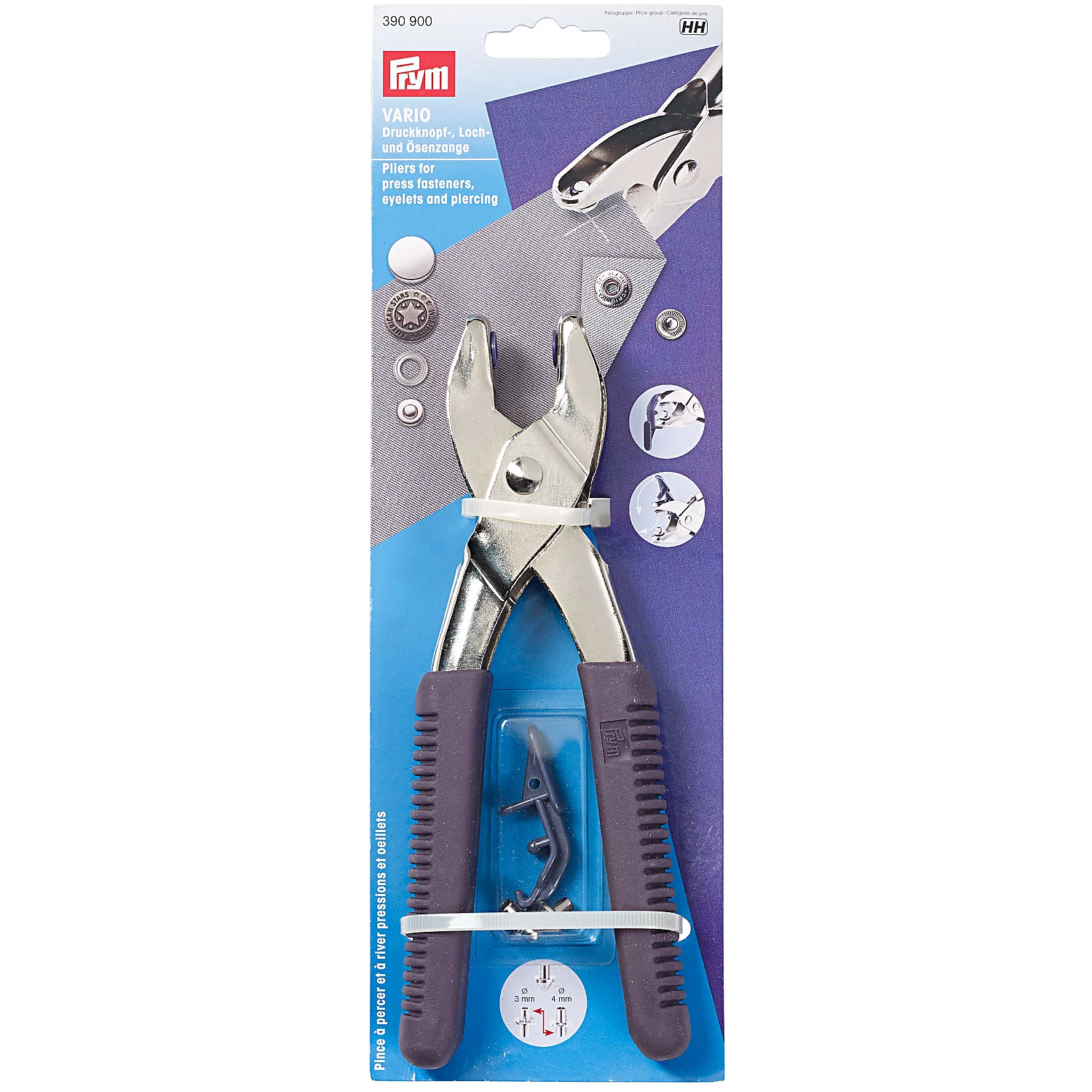 Prym Vario-Zange mit Loch Werkzeug
