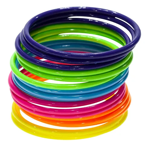 Armreife Neon, 18 Stück