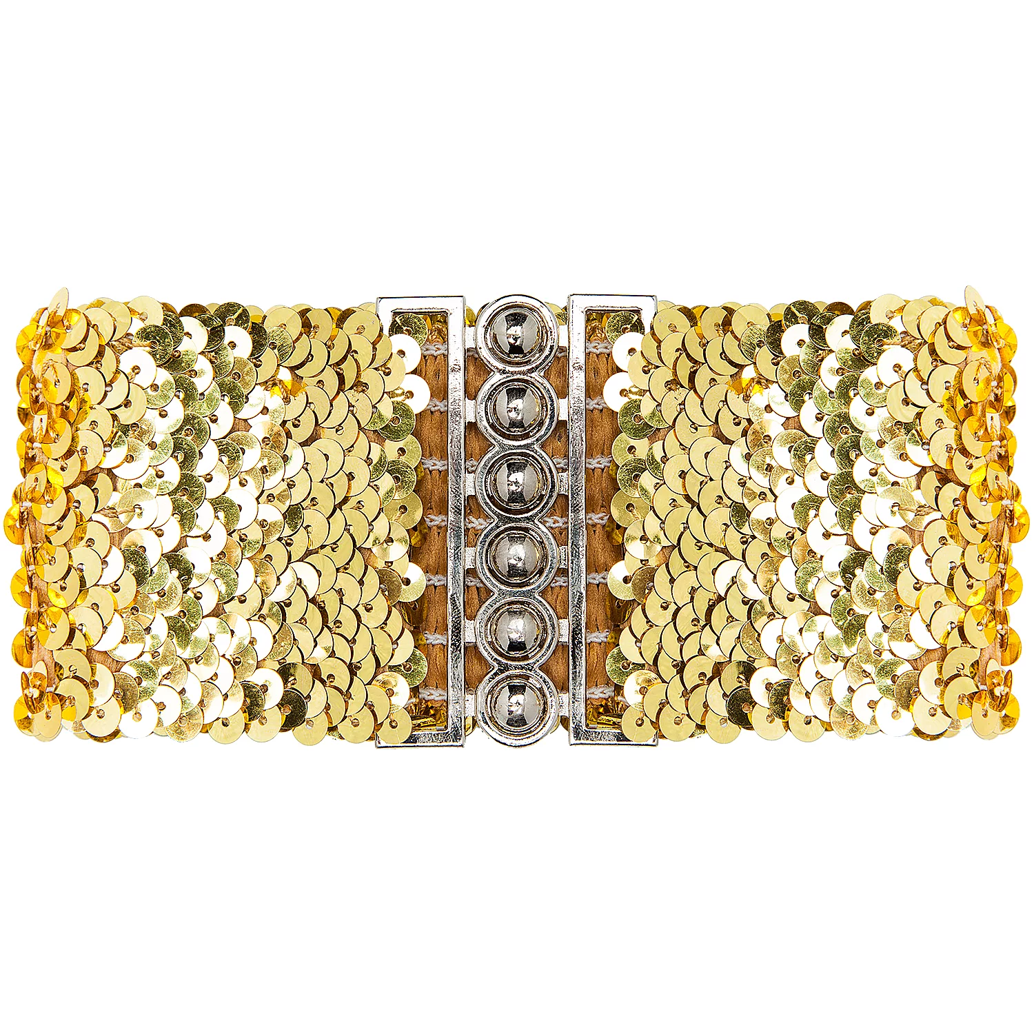 Gürtel Pailletten, gold