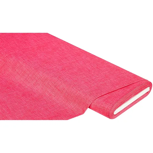 Beschichtetes Baumwollmischgewebe Meran Uni, pink