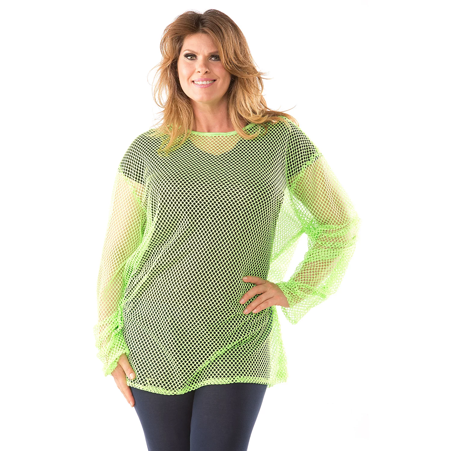 Netzshirt für Starke Frauen, neongrün Image