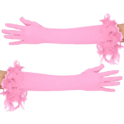 Handschuhe Glamour, rosa